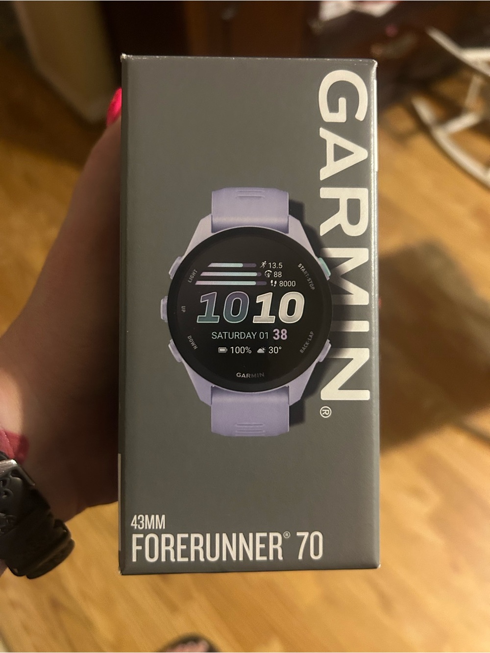 garmin Forerunner 70 Lavender/Purple 43mm GPS Running Watch